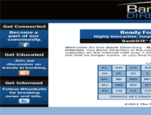 Tablet Screenshot of bankdirectory.net
